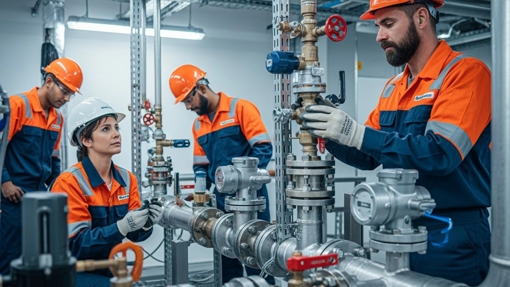 Launching a safe gas system in Kerman construction projects